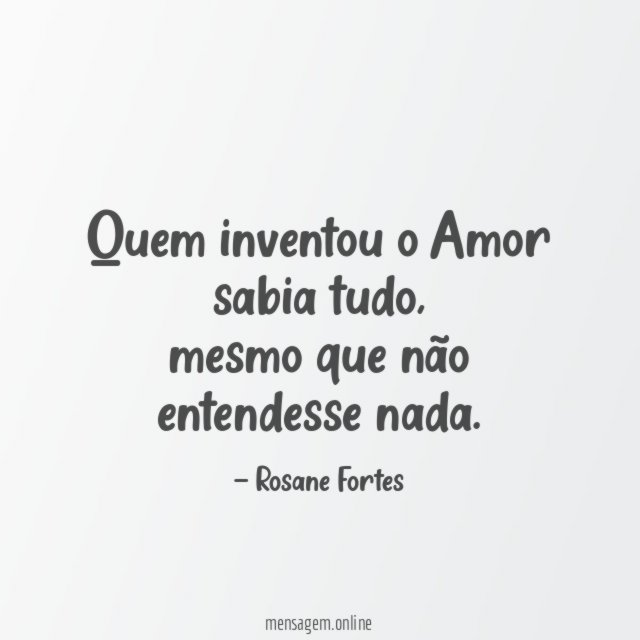 Quem inventou o Amor sabia tudo
