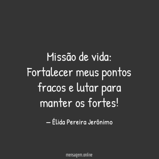 Missão de vida