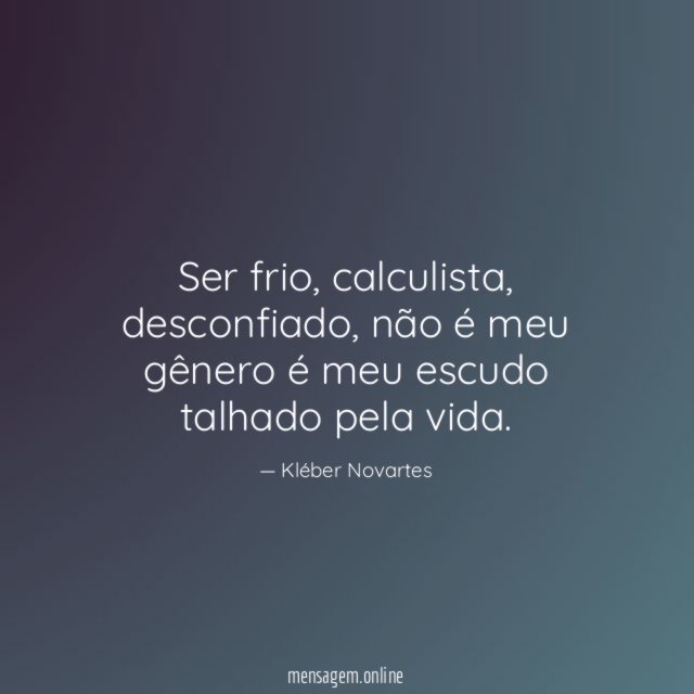 Ser frio