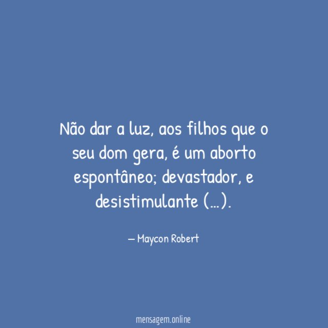 Não dar a luz