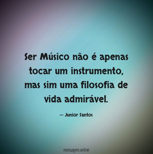 Ser Músico não é apenas tocar um instrumento