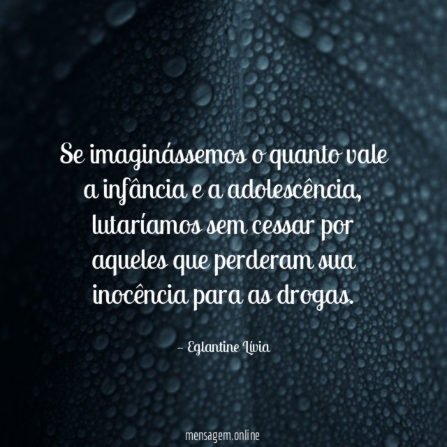 Se imaginássemos o quanto vale a infância