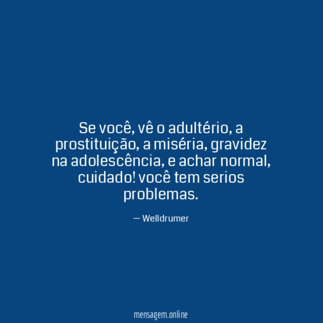 Se você