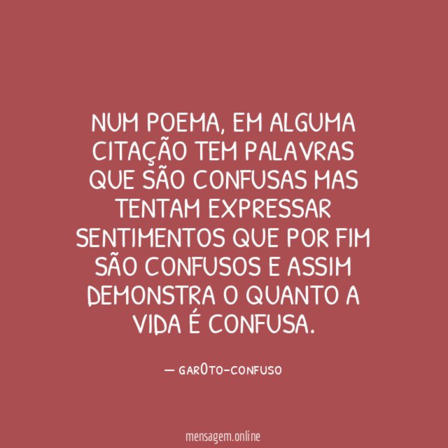Num poema