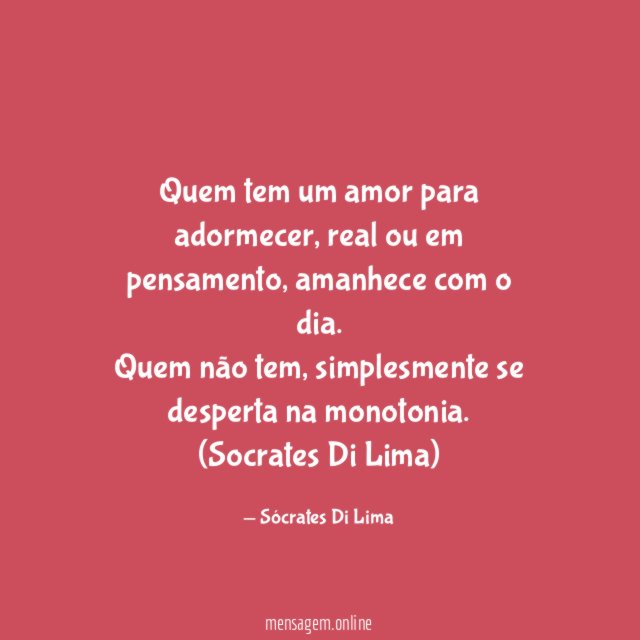 Quem tem um amor para adormecer