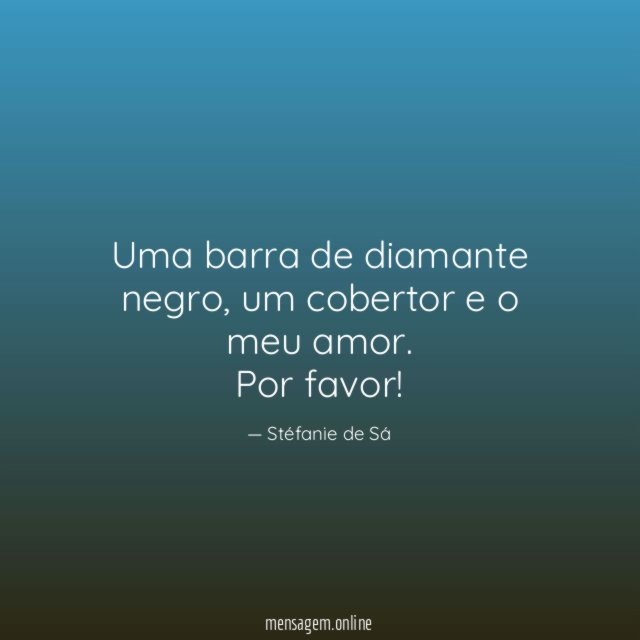 Uma barra de diamante negro