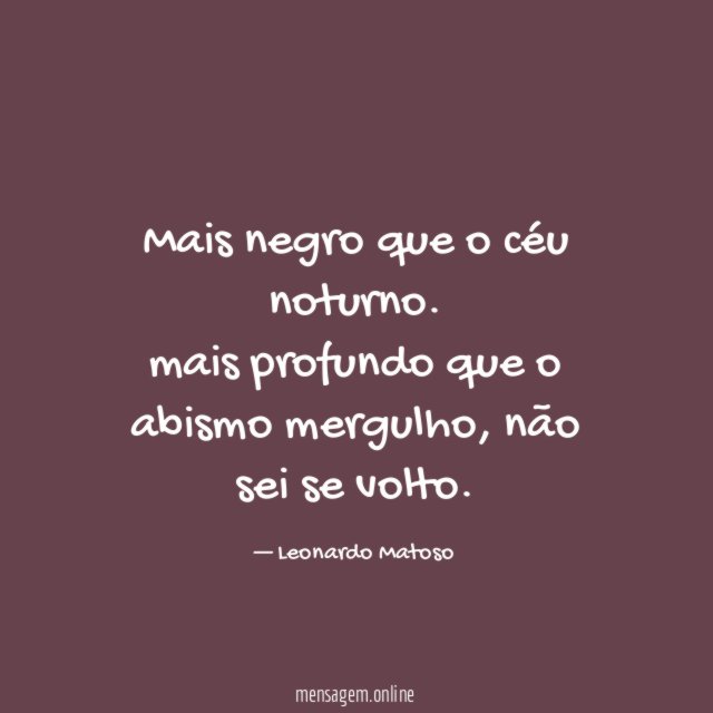 Mais negro que o céu noturno
