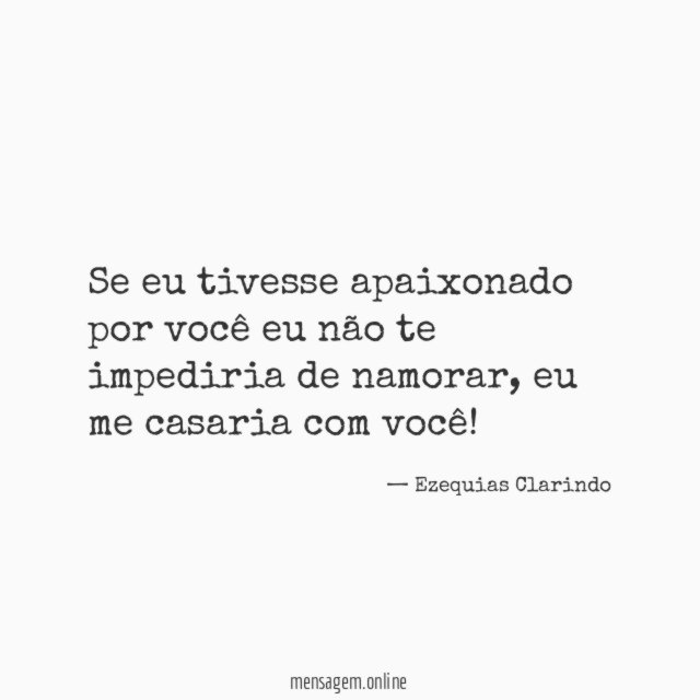 Se eu tivesse apaixonado por você eu não