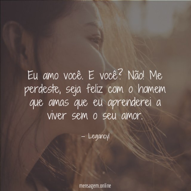 Eu amo você