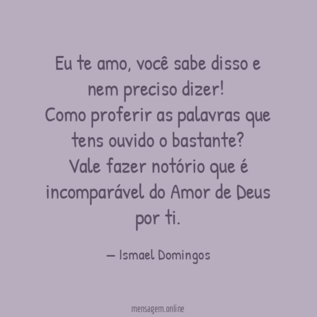 Eu te amo