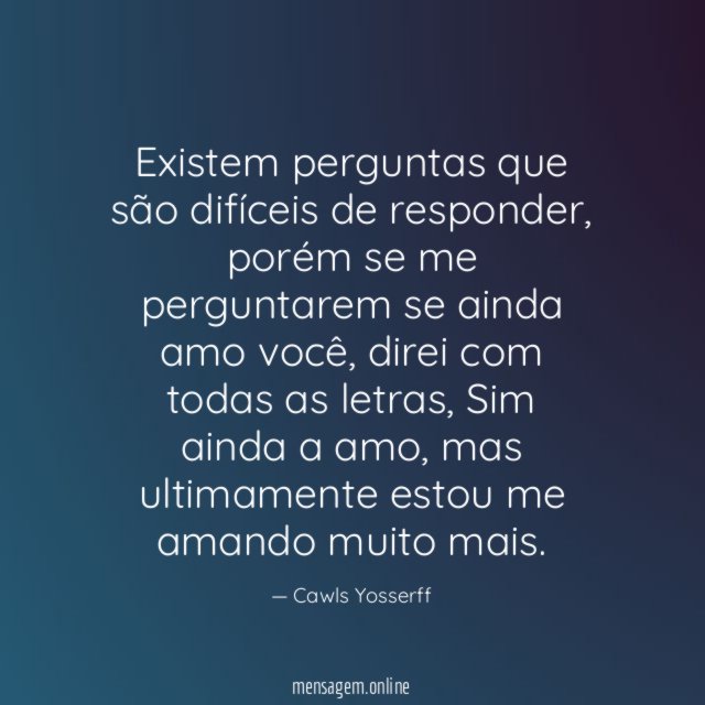 Existem perguntas que são difíceis de responder