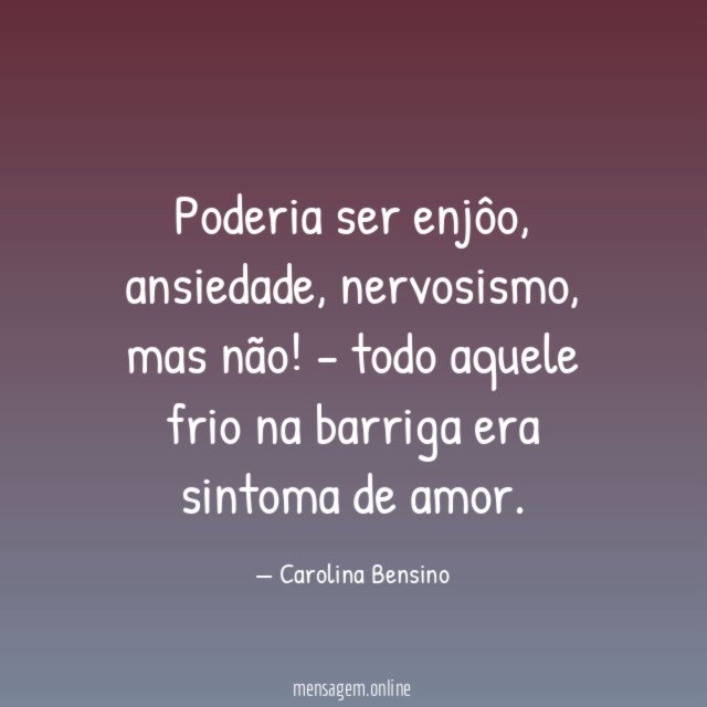 Poderia ser enjôo