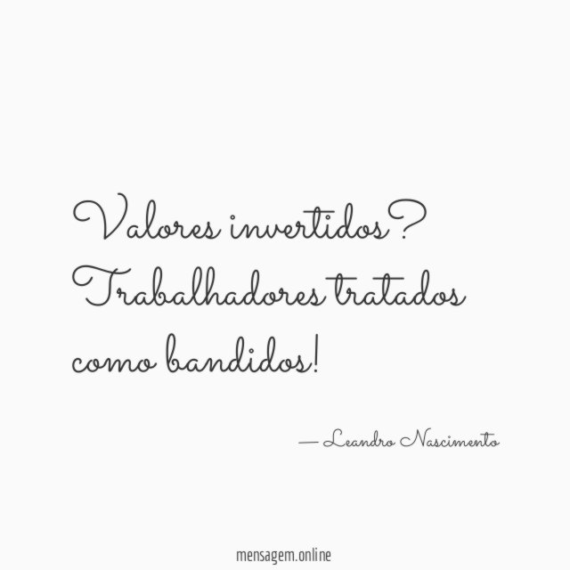 Valores invertidos