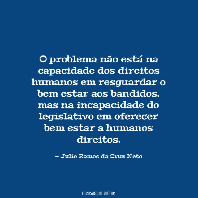 O problema não está na capacidade dos direitos