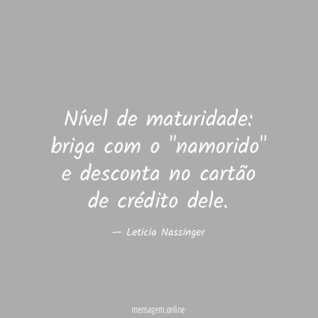 Nível de maturidade