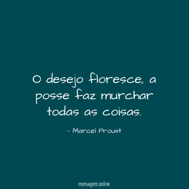 O desejo floresce