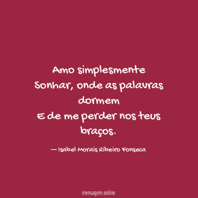 Amo simplesmente Sonhar