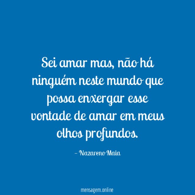 Sei amar mas