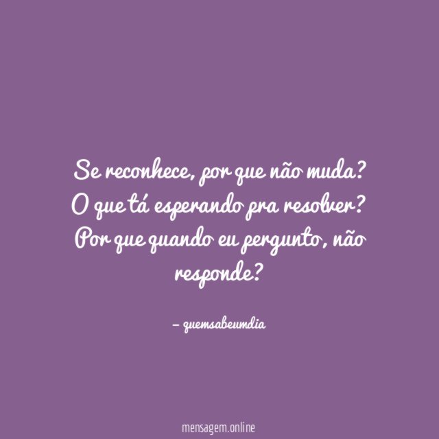 Se reconhece