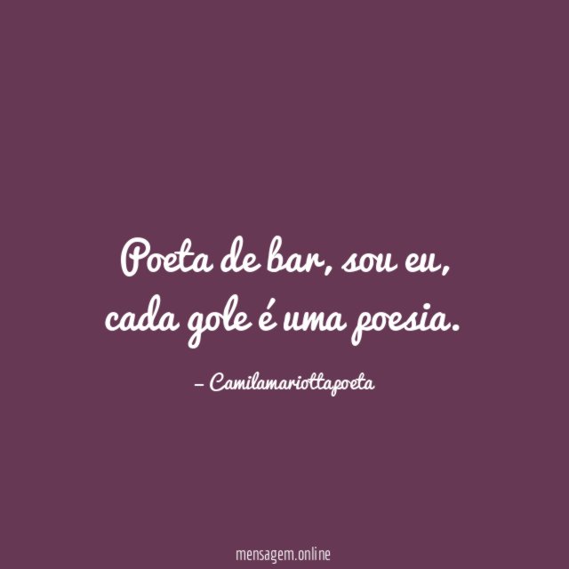 Poeta de bar