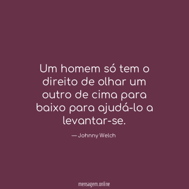 Um homem só tem o direito de olhar