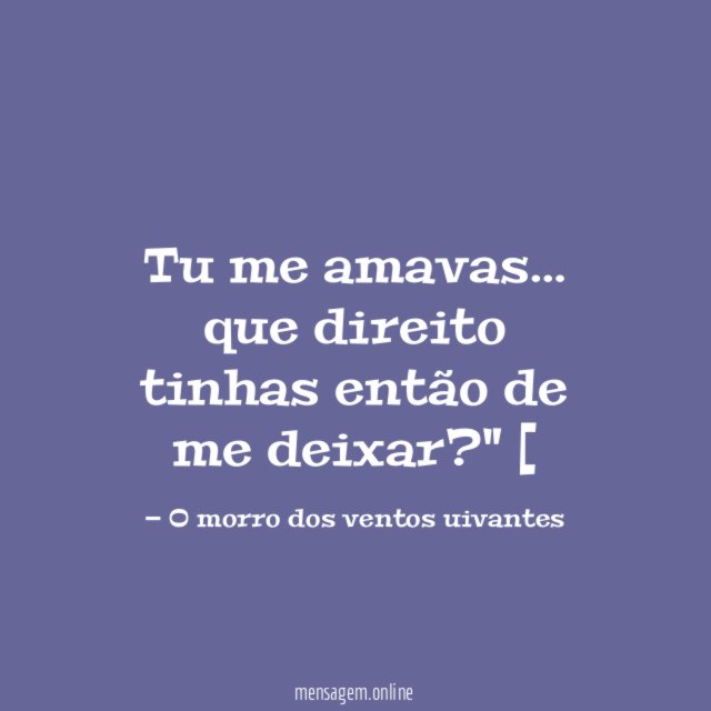 Tu me amavas