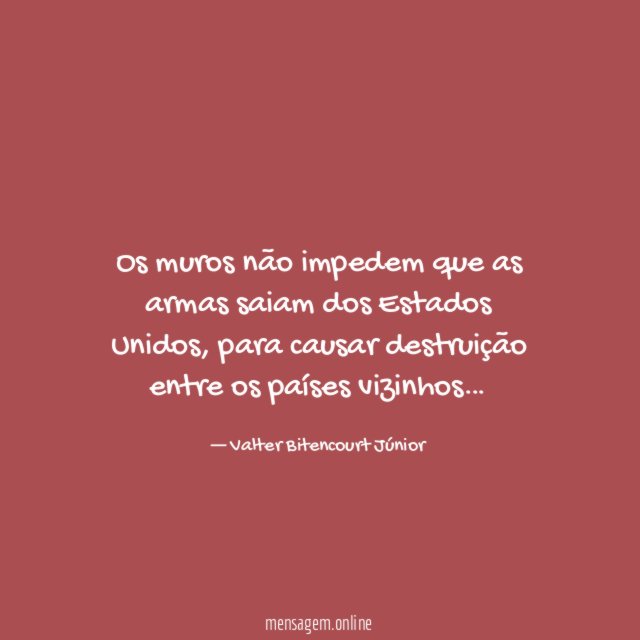 Os muros não impedem que as armas saiam dos Estados Unidos