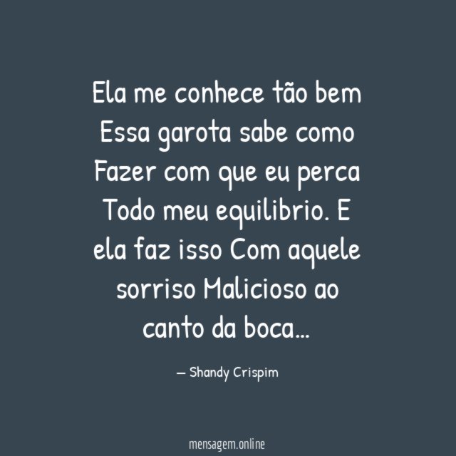 Ela me conhece tão bem Essa garota sabe como Fazer