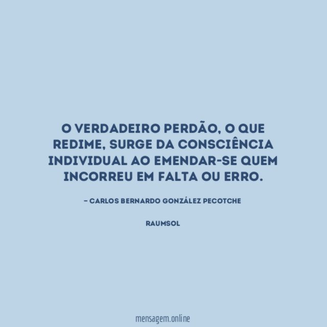 O verdadeiro perdão