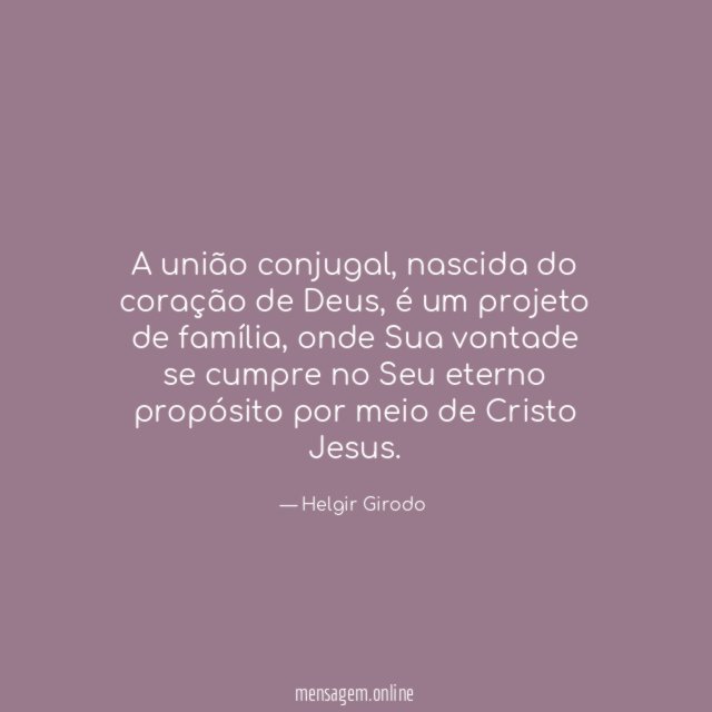 A união conjugal