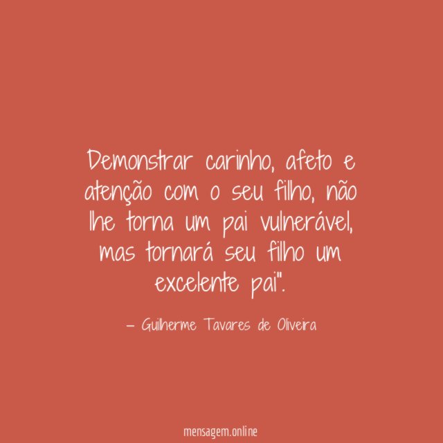 Demonstrar carinho