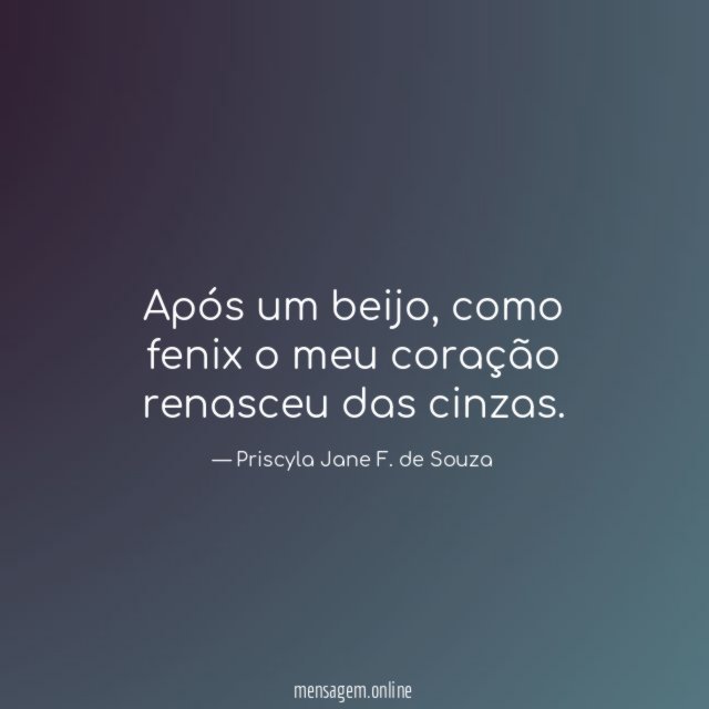 Após um beijo