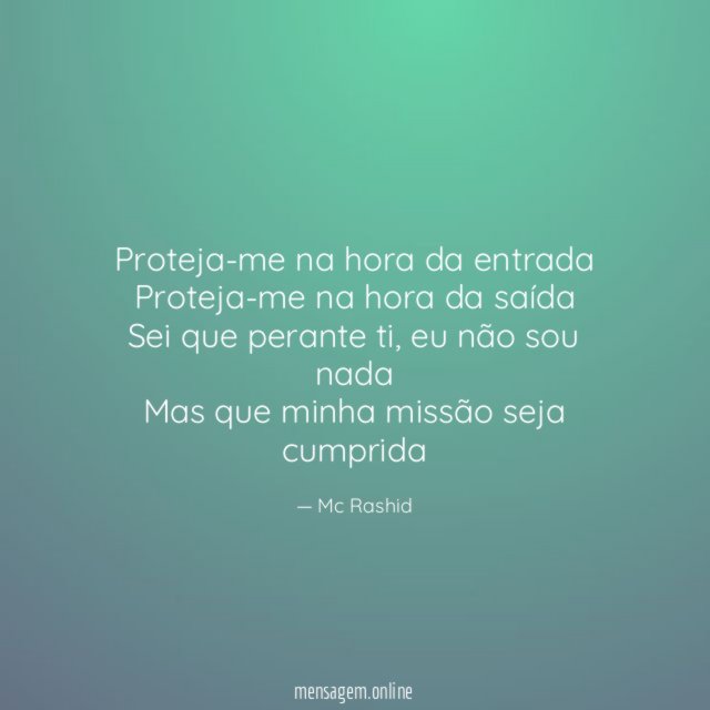 Proteja-me na hora da entrada Proteja-me na hora da