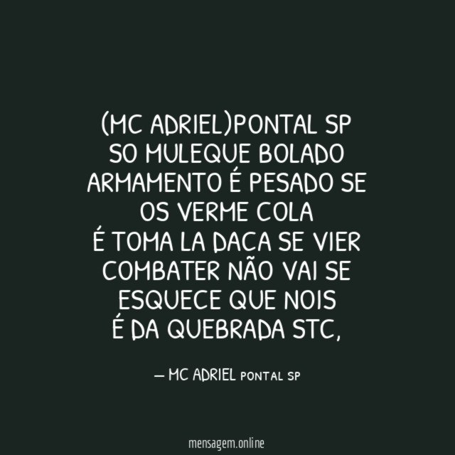 (MC ADRIEL)pontal sp