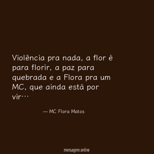 Violência pra nada
