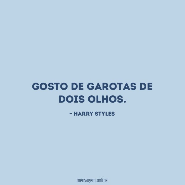 Gosto de garotas de dois olhos