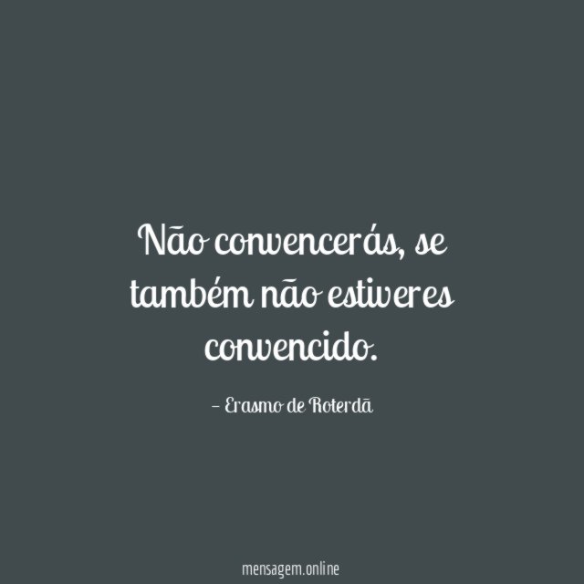 Não convencerás