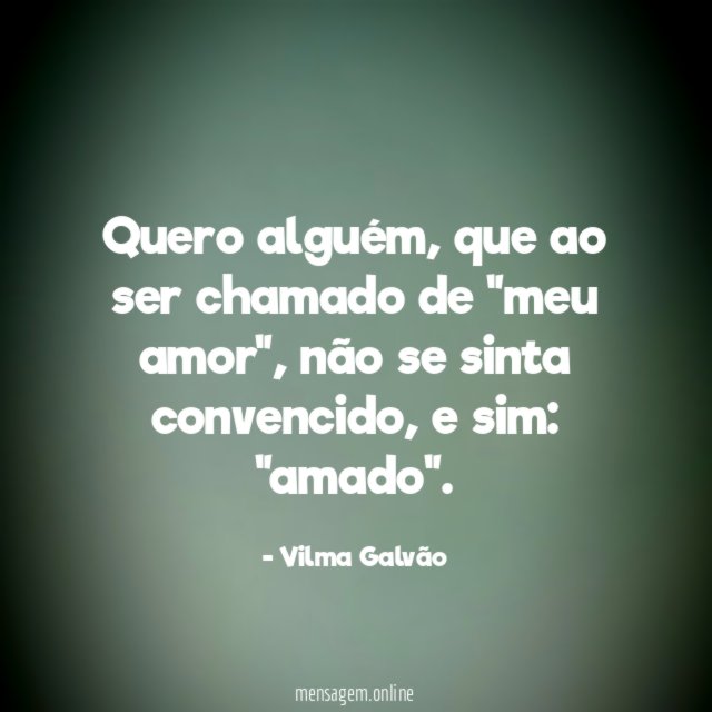 Quero alguém