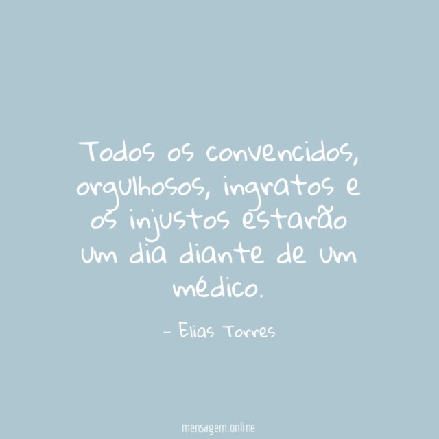 Todos os convencidos