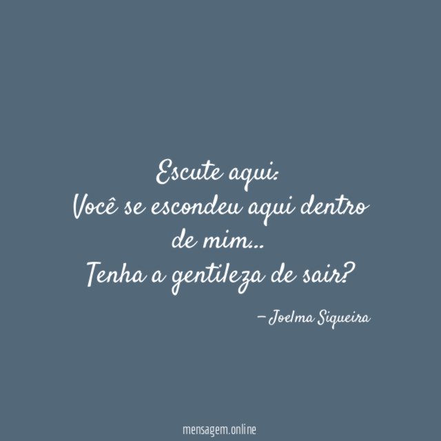 Escute aqui