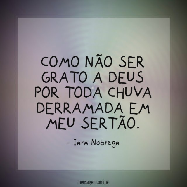 Como não ser grato a Deus por toda