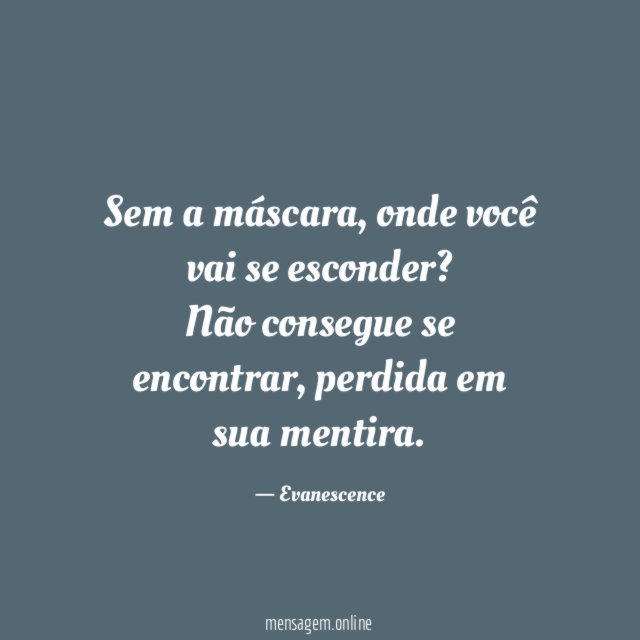 Sem a máscara