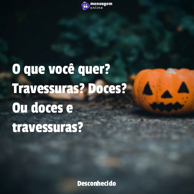 O que você quer
