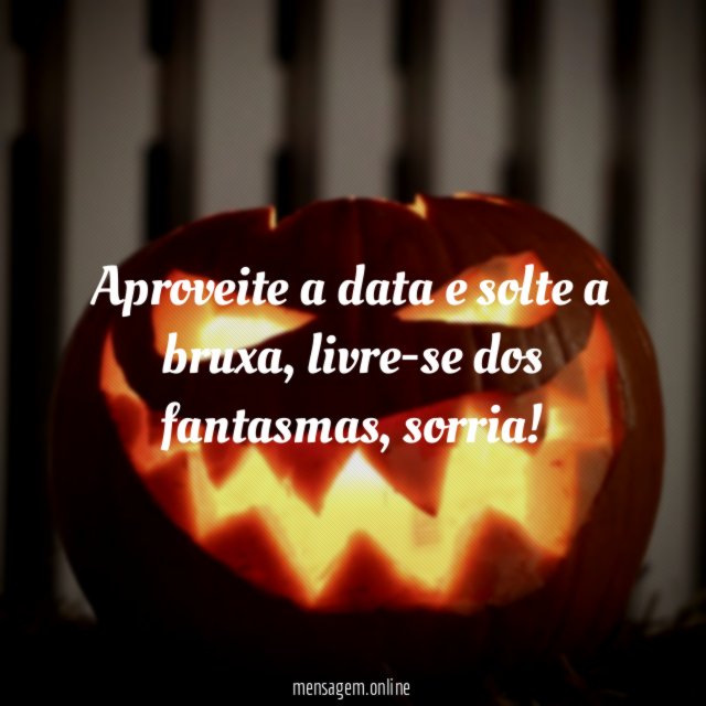 Aproveite a data e solte a bruxa