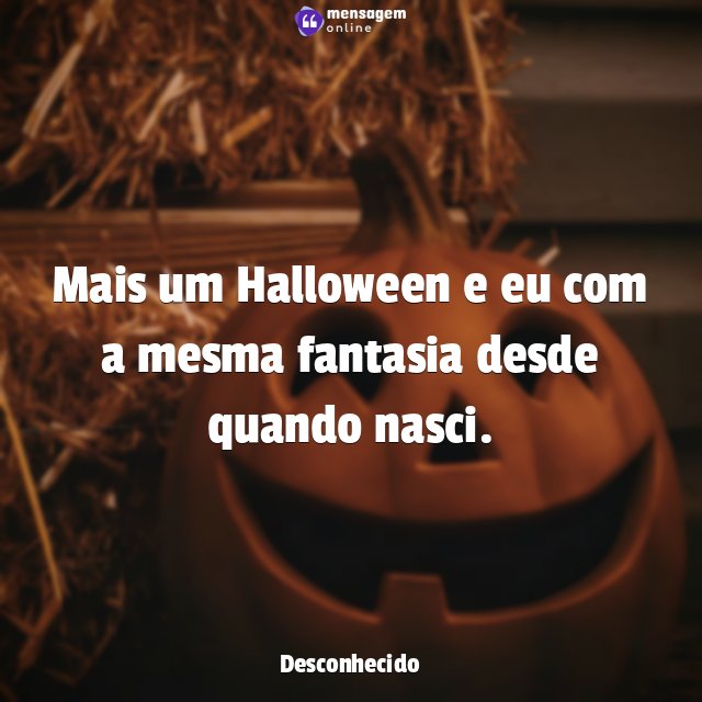 Mais um Halloween e eu com a mesma fantasia desde quando nasci