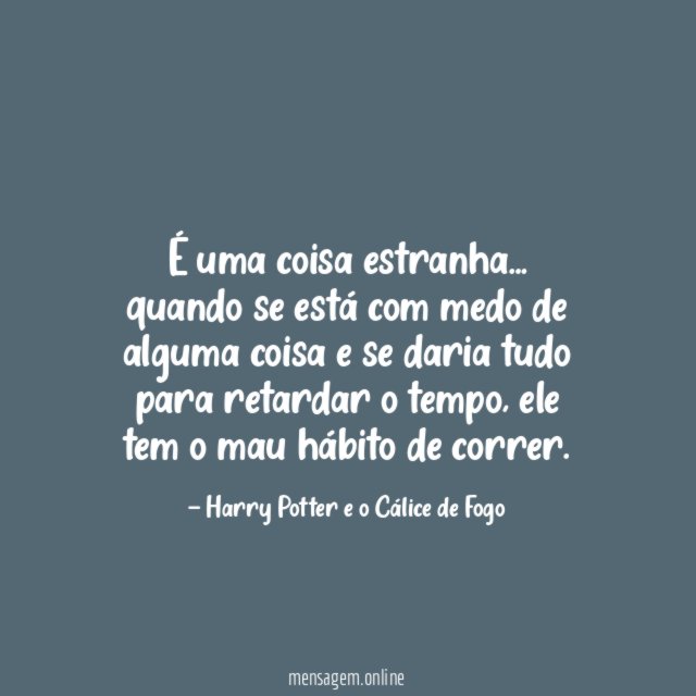 É uma coisa estranha