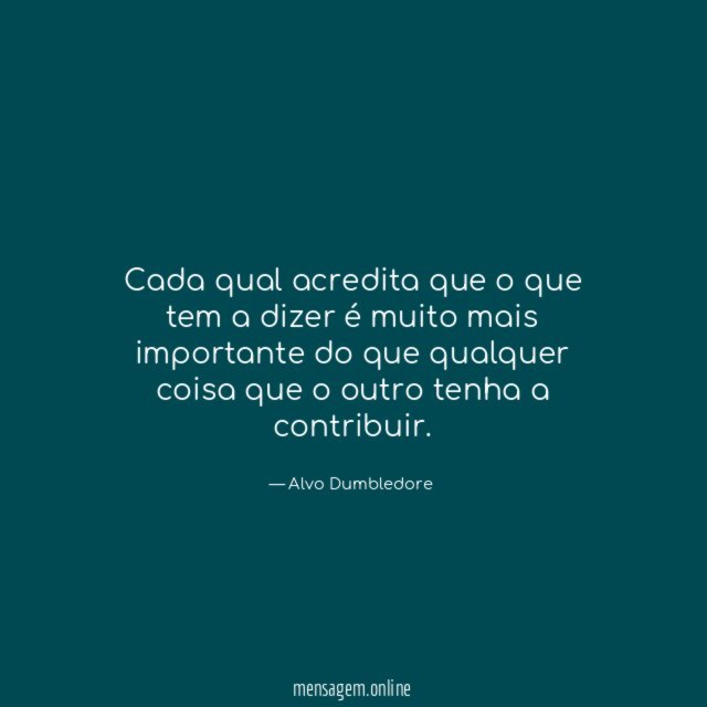 Cada qual acredita que o que tem a