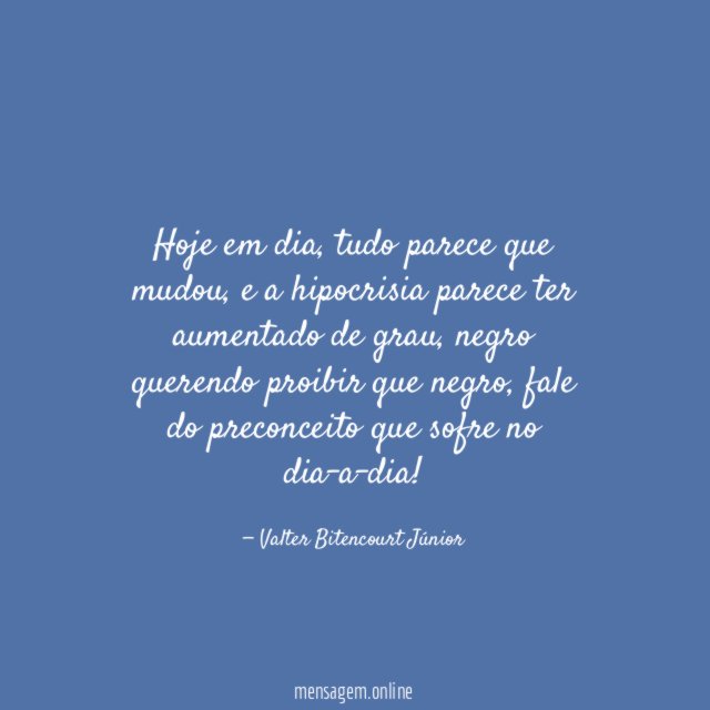 Hoje em dia