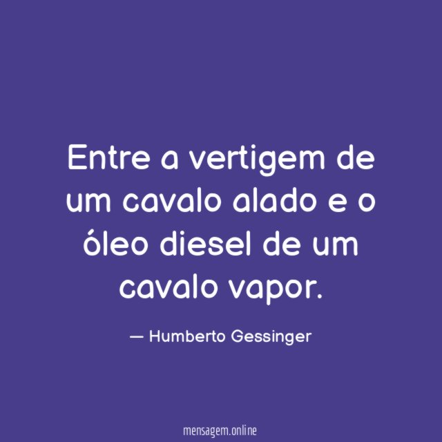 Entre a vertigem de um cavalo alado