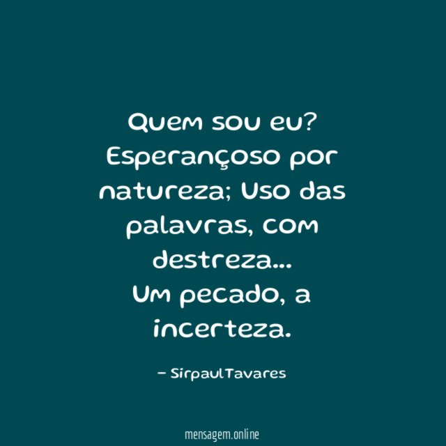 Quem sou eu